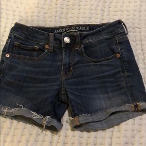 Dark Denim Jean Shorts